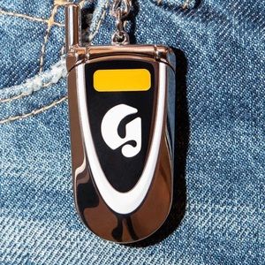 Glossier Los Angeles cell phone key chain
